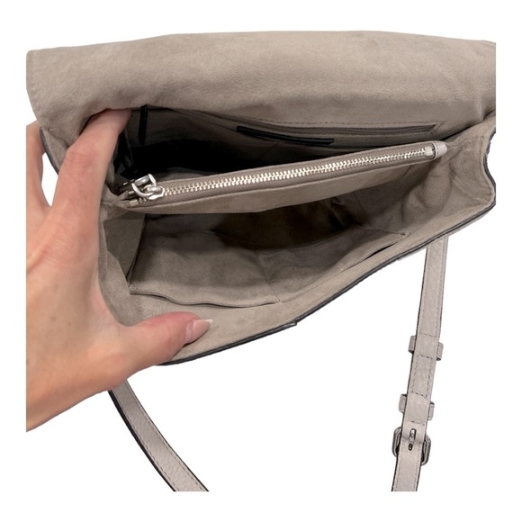 Rebecca Minkoff 'Darren' medium convertible leather backpack Grey - Picture 12 of 16